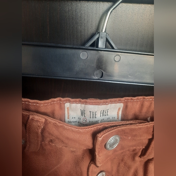 Free People Distressed Denim Mini Skirt - Picture 2 of 4